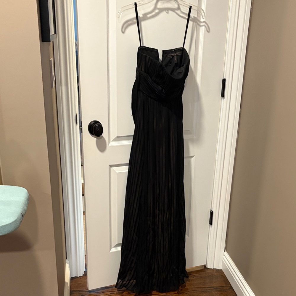 BCBGMaxAzria Black Strapless Dress